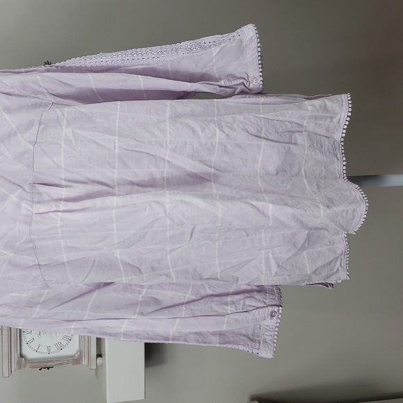 CJ Banks 3/4 Embroidered Sleeve Top - Picture 7 of 11